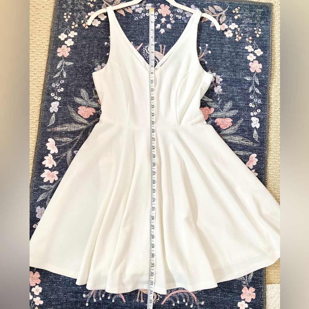 Lulu’s Darling Delight White Skater Dress- Women’s S - Picture 13 of 16